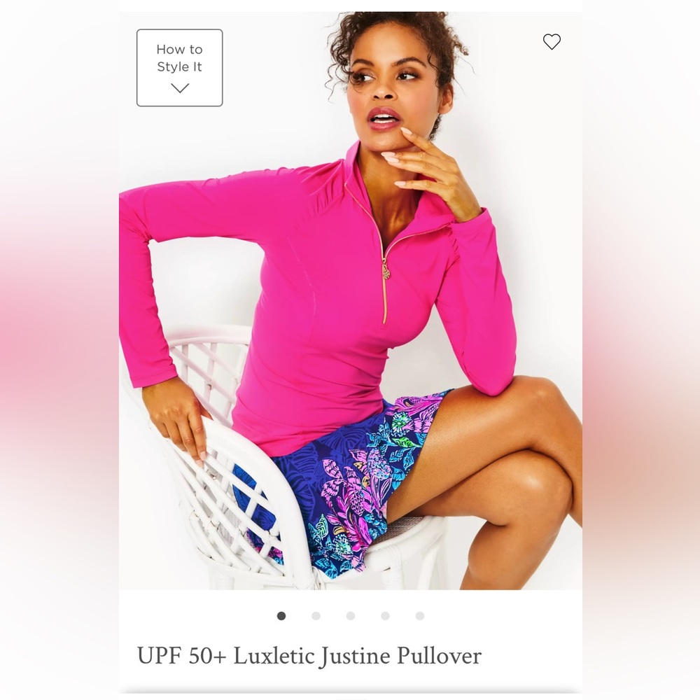 Lilly Pulitzer Luxletic Justine half zip!